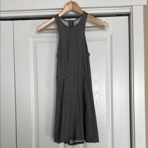 blue halter dress mini Merida Halterneck Beaded Mini Dress main image 0